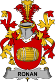 Irish Coat of Arms for Ronan or O'Ronan