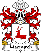 Welsh Coat of Arms for Maenyrch (lord of Brecon)