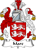 English Coat of Arms for the family Mare