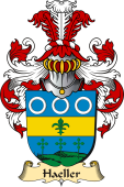 v.23 Coat of Family Arms from Germany for Haeller