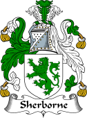 English Coat of Arms for the family Sherborne