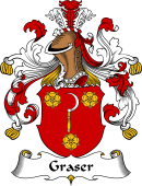 German Wappen Coat of Arms for Graser