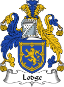 English Coat of Arms for the family Lodge