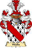 Welsh Family Coat of Arms (v.23) for Wallis (of Llandough, Glamorgan)