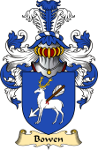 English Coat of Arms (v.23) for the family Bowen (Wales)