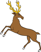 Stag Springing Reguardant