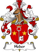 German Wappen Coat of Arms for Heber