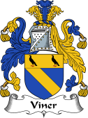 English Coat of Arms for the family Viner or Vyner