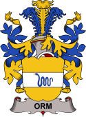 Coat of arms used by the Danish family Orm