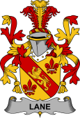 Irish Coat of Arms for Lane