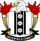 Coat of arms used by the Schofield family in the United States of America