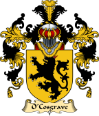 Irish Family Coat of Arms (v.25a) O'Cosgrave
