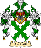 Irish Family Coat of Arms (v.25a) Ancketill