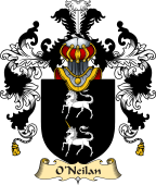 Irish Family Coat of Arms (v.25a) O'Neilan or Neylan