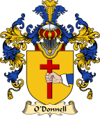 Irish Family Coat of Arms (v.25a) O'Donnell